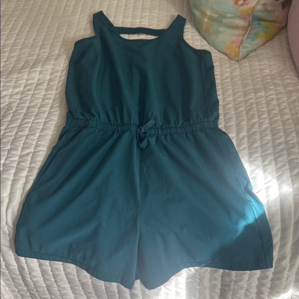 All in Motion Turquoise Sleeveless romper